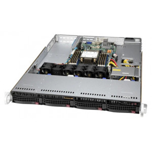 Supermicro SuperServer 1U 510P-WT no CPU(1)Scalable/TDP 270W/ no DIMM(8)/SATARAID HDD(4)LFF/2x10GbE/2xFHHL,1xLP,M2/600W