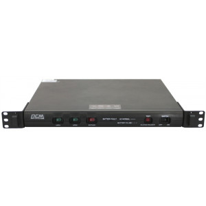 Источник бесперебойного питания Powercom King Pro RM, Line-Interactive, 1000VA/800W, Rack mount 1U, IEC, USB, LCD, black (1152593)