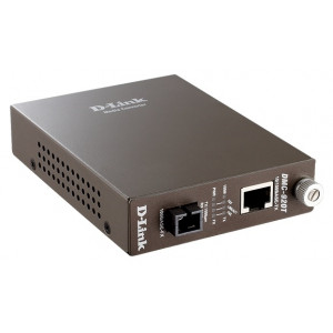 Медиаконвертер D-Link DMC-920T/B10A, WDM Media Converter with 1 10/100Base-TX port and 1 100Base-FX port.Up to 20km, single-mode Fiber, SC connector, Jumbo frame, Transmitting and Receiving w