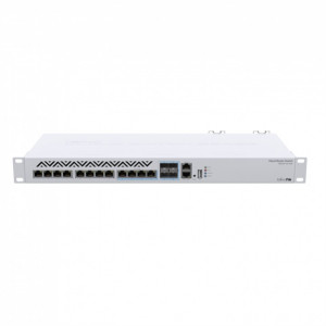 Коммутатор MikroTik Cloud Router Switch 312-4C+8XG-RM with 8 x 1G/2.5G/5G/10G RJ45 Ethernet LAN, 4x Combo ports (1G/2.5G/5G/10G RJ45  Ethernet LAN or 10G SFP+), 1x LAN port for management, Ro