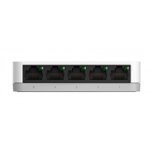 Коммутатор D-Link DGS-1005A/F1A, L2 Unmanaged Switch with 5 10/100/1000Base-T ports.2K Mac address, Auto-sensing, 802.3x Flow Control, Stand-alone, Auto MDI/MDI-X for each port, Plastic case.