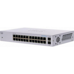Коммутатор CBS110 Unmanaged 24-port GE, 2x1G SFP Shared (repl. for  SF112-24-EU,  SG110-24-EU, SG112-24-EU)